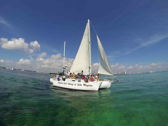 Sail to Isla Mujeres on the Trimaran Lupita.